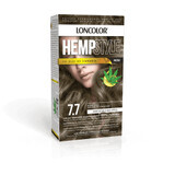 HEMPstyle Tintura permanente per capelli con ammoniaca 7.7 Biondo tabacco, 1 pz