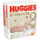 Extra Care Windeln, Nr. 2, 3-6 kg, 24 Stück, Huggies