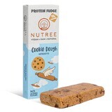 Barretta proteica raw vegan Protein Fudge, Cookie Dough, 60 g, Nutree