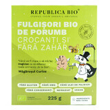 Fulgisori Bio de porumb crocanti fara zahar FARA GLUTEN, 225 g, Republica BIO