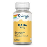 Gaba 750mg Solaray, 60 tablete, Secom