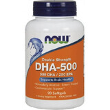 DHA-500 mg Oméga 3 x 90 cps mous, Now Foods