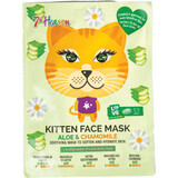 7th Heaven Masque pour adolescents en tissu Kitten, 1 pièce