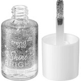 Trend !t up Vernis à ongles Shine Bright N.010 Silver, 1 pièce