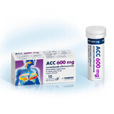 ACC 600 mg, 10 comprimate efervescente, Sandoz