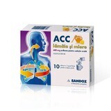 ACC citron et miel 600 mg, 10 sachets, Sandoz