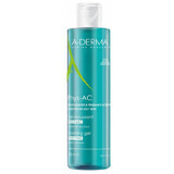 A-Derma Phys-AC Gel Limpiador para pieles con tendencia acneica, 200 ml