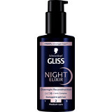 Schwarzkopf GLISS Nachtelixier für strapaziertes Haar und Spliss, 100 ml