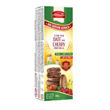 Biscuits fourrés aux cerises et aux dattes, sans sucre ajouté, 180 g, Molendini