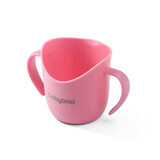 Tasse d'entraînement ergonomique, rose, Babyono