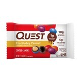 Quest schokoladige Erdnuss überzogene Bonbons, Schokolade Erdnuss aromatisiert Protein Bonbons, 49 g, GNC