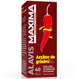 Vetverbrander, 40 plantaardige capsules, Alavis Maxima