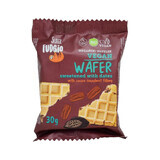 Biologische cacao- en hazelnootwafel met dadels, 30 g, Super Fudgio