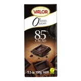 Dark chocolate with 85% cocoa, 100 g, Valor