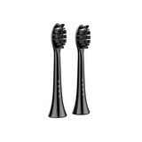 Spare electric toothbrush, Black, 2 pieces, Aeno