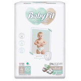 Pannolini biologici Jumbo Maxi, n. 4, 7-18 kg, 60 pezzi, Babyfit