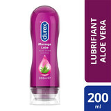 Gel lubrificante per massaggio 2 in 1 Stimolante Aloe Vera, 200 ml, Durex Play