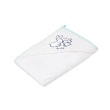 Little Bunnies badhanddoek met capuchon, 100x100cm, Wit, Tega Baby