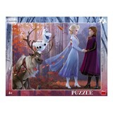 Frozen II kaderpuzzel, 4 jaar+, 40 stukjes, Dino Toys