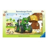 Puzzle del trattore agricolo, 15 pezzi, Ravensburger