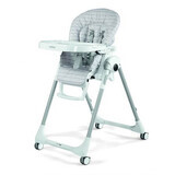 Prima Pappa Zero Follow Me 2 in 1 Hochstuhl, Linear Grey, Peg Perego