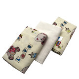 Set de 3 couches en Teddy Bear fin