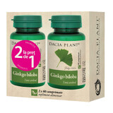 Ginkgo Biloba, 60 compresse, 1+1, Dacia Plant