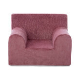 Velvet children's armchair, Antique Pink, Twindeco