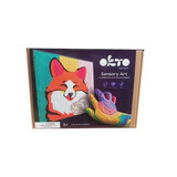 Set de colorat cu lut, 29 x 29 cm, +5 ani, Fox, Okto