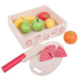 Juego de fruta en rodajas, +18 meses, Bigjigs