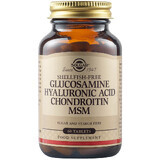 Glucosamine, hyaluronzuur, chondroïtine en MSM, 60 tabletten, Solgar