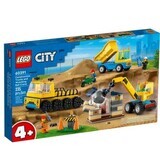 Bouwvrachtwagens en kogelkraan voor sloop, 4 jaar +, 60391, Lego City