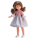 Celia doll with grey and pink dress, +3 years, 30 cm, Asivil