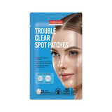 Parches antiacné transparentes con hidrocoloide, árbol del té y ácido salicílico, 22 piezas, Purederm