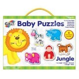 Set van 6 Baby Puzzle Jungle Dieren, 2 stuks, Galt