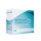 Lentile de contact silicon PureVision 2HD, -01.25, 6 bucati, Bausch Lomb