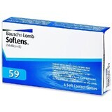 SofLens 59 lentilles de contact, -00.75, 6 pièces, Bausch Lomb