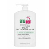 Dermatologische gezichts- en lichaamsreiniger, 1000 ml, sebamed