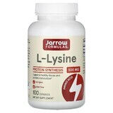 L-Lisina 500mg Jarrow Formulas, 100 capsule, Secom