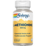 L-Methionin 500mg Solaray, 30 Kapseln, Secom