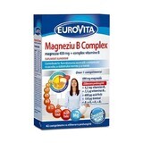 Magneziu B Complex 500 mg, 42 compresse, Eurovita