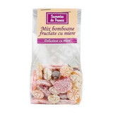 Mélange de bonbons fruités au miel, 100 g, Sucreries de France