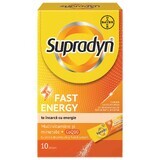 Supradyn Fast Energy con multivitaminici e coenzima Q10, 10 bustine, Bayer 