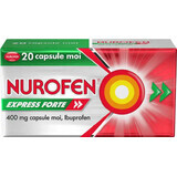 Nurofen Express Forte 400 mg, 20 capsules, Reckitt Benckiser Healthcare