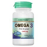 Huile de poisson oméga 3, 30 capsules, Cosmopharm