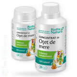 Pachet Concentrat de oțet de mere, 90 capsule + 30 capsule, Rotta Natura