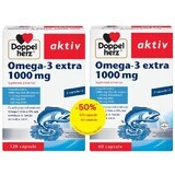 Omega - 3 Extra, 1000 mg, 120 + 60 Kapseln, Doppelherz