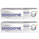 Pacchetto dentifricio Sensodyne Whitening Repair & Protect, 75 ml + 75 ml, Gsk