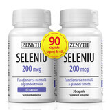 Paquet Sélénium 200 mcg, 60 + 30 gélules, Zenyth