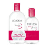 Sensibio H2O Mizellenlösungspaket, 500 ml + 250 ml, Bioderma